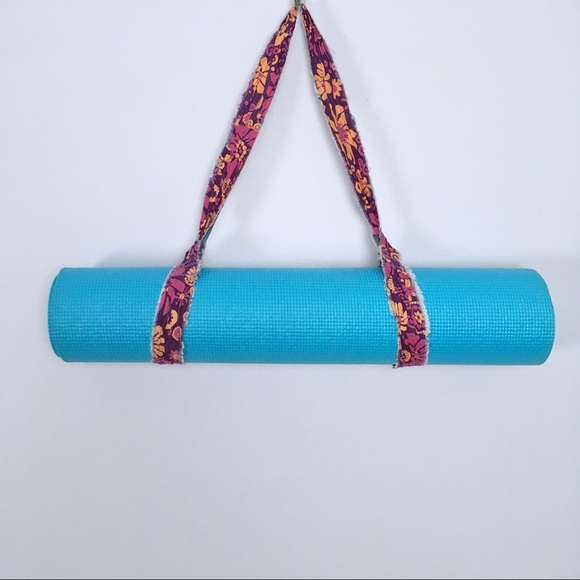 Yoga Mat Sling Strap Carrier, Boho, One Of A Kind - Picture 4 of 7